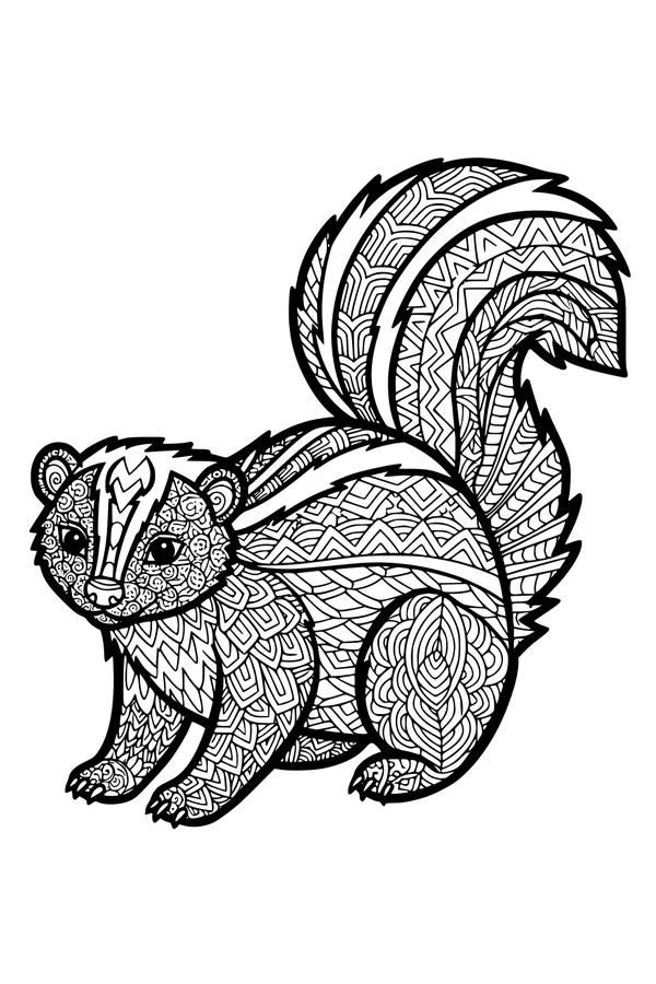 Swirly Tails in the Forest