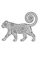 Tiger Marches Through Magic Circles
