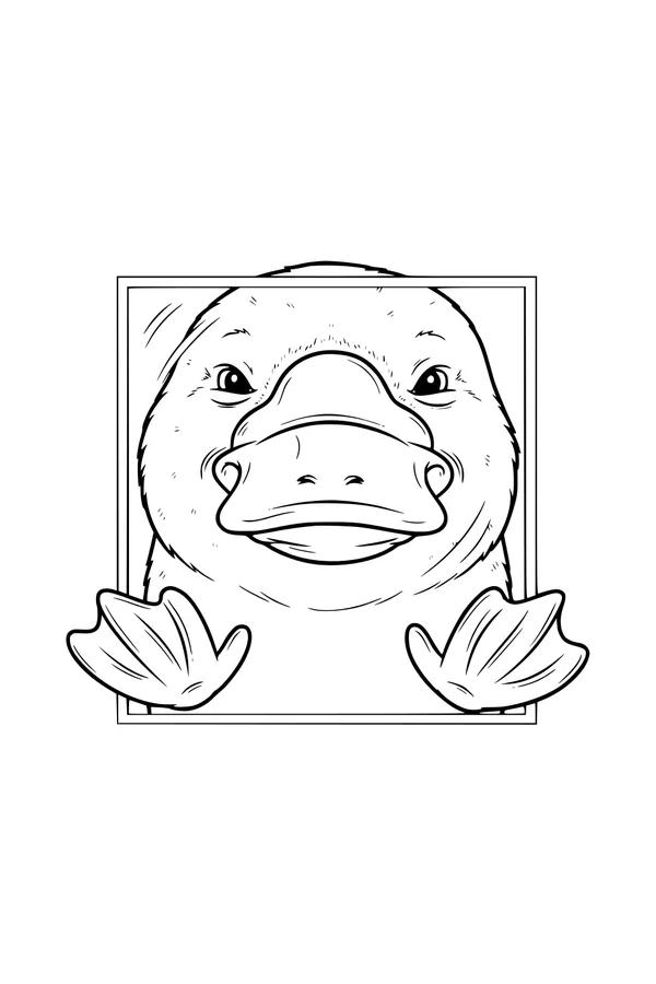 Peekaboo Platypus Pops In