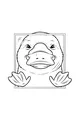 Peekaboo Platypus Pops In