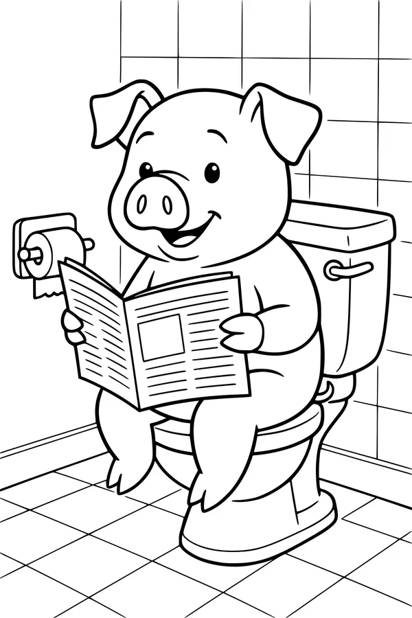 Percy the Pig Takes a Potty Break