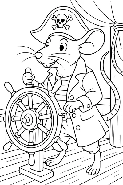 Captain Cheddar Steers the Pirate Ship