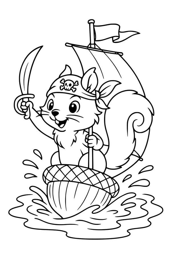 Captain Nutmeg Sails the High Seas