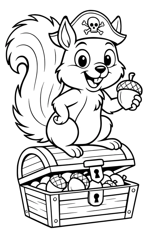 Captain Nutty and the Treasure Chest