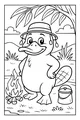 Platypus Picnic by the Campfire