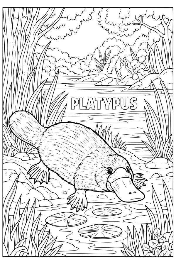 Mister Platypus at the Riverbank