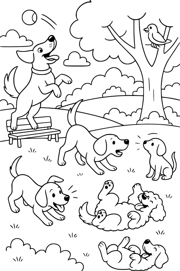Puppy Playground in the Park