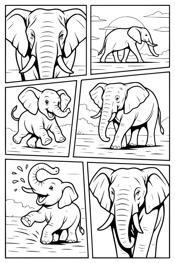 Jumbo Days on the Sunny Savanna