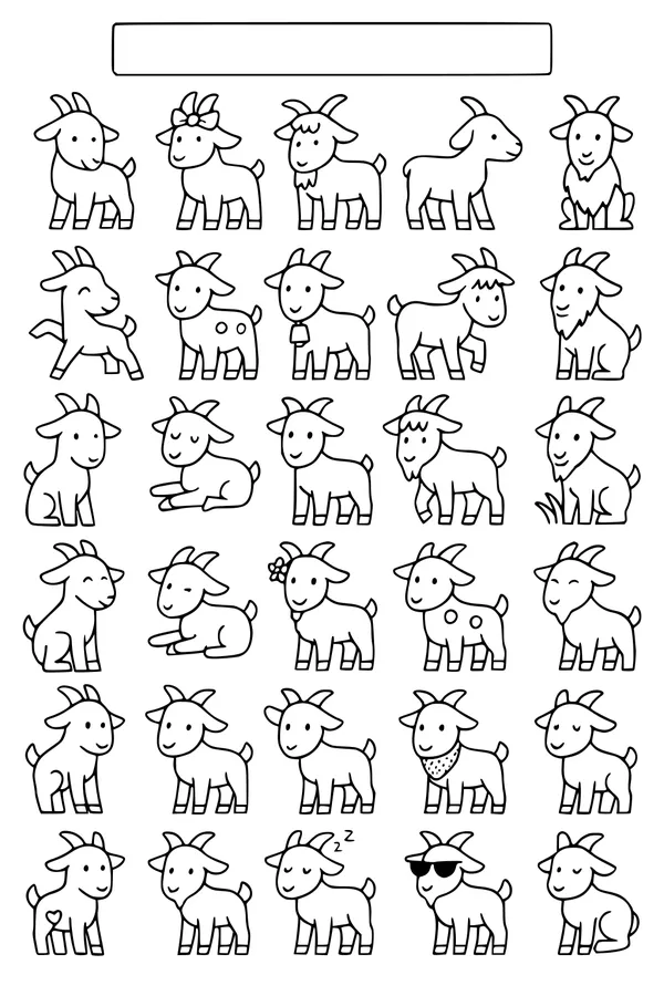 Giggly Little Herd in the Meadow