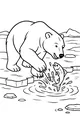 Splashy Snack in the Frozen North