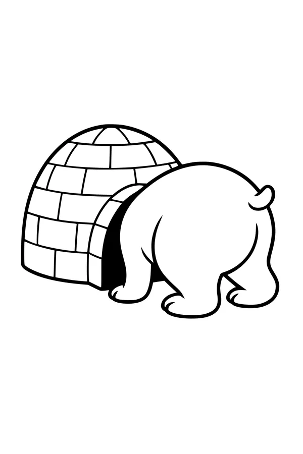 Polar Bear Bottom and the Icy Igloo