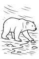 Big Bear Walks by the Riverbank
