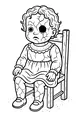 Porcelain Doll on the Creaky Chair