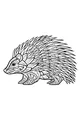 Prickly Parade: Porcupine with Fancy Quills