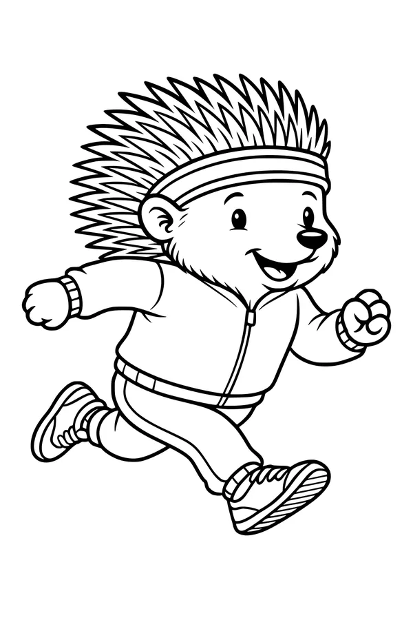 Speedy Porcupine on the Move