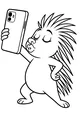 Porcupine's Silly Selfie Moment