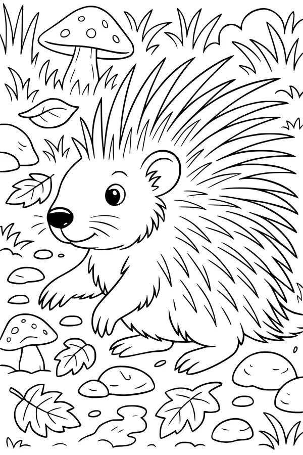 Porcupine Pete in the Forest Patch