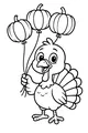 Pumpkin Balloons for Mr. Turkey
