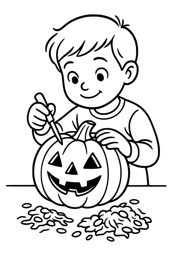 Pumpkin Giggles at the Table