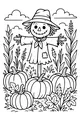 Pumpkin Patch Scarecrow Smile