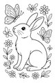 Butterflies Flutter Around Willow the Bunny