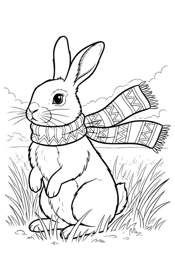 Bunny and the Breezy Scarf