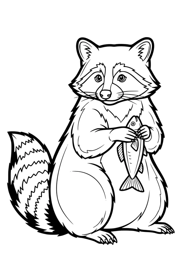 Rascal Raccoon’s Big Fish Surprise