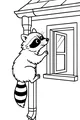 Sneaky Stripes Visits the Window