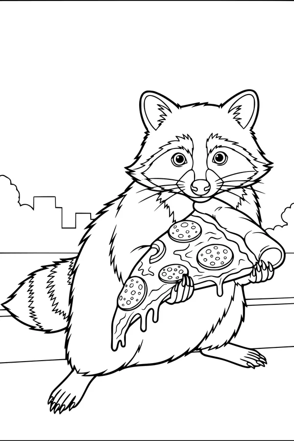 Snack Time in the City Park