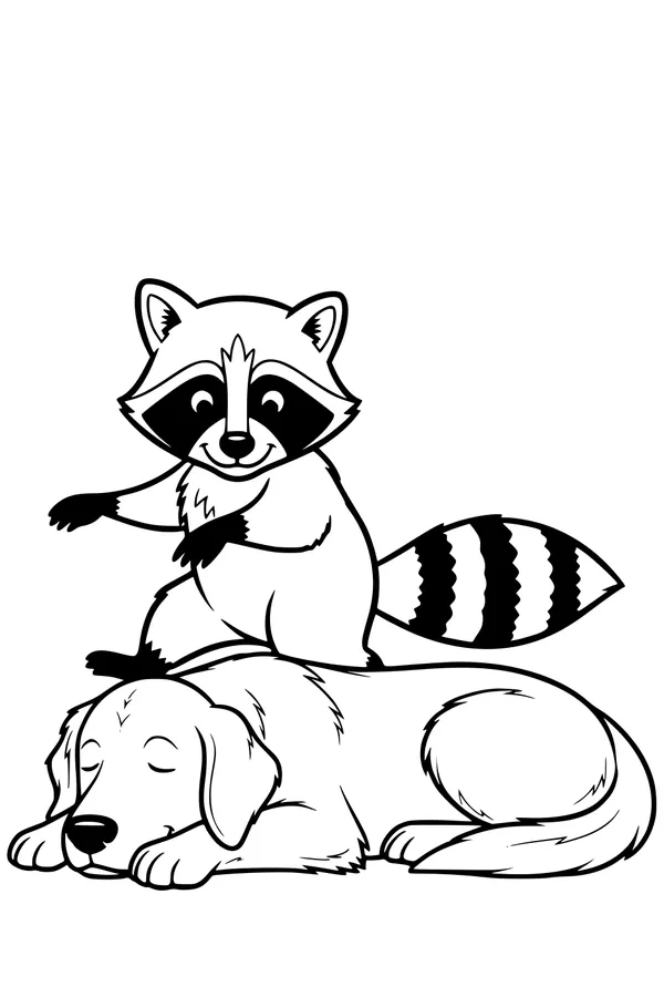 Rascal Raccoon’s Cozy Dog Pillow