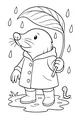 Milo the Mole’s Rainy Day Stroll