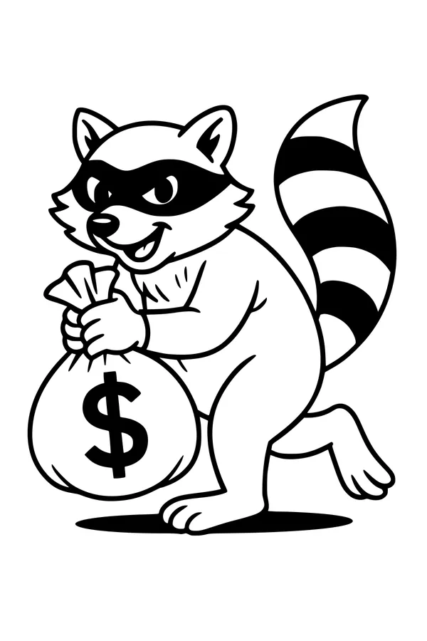 Rascal Raccoon and the Big Bag