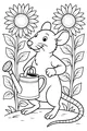 Sunny Day for a Helpful Garden Rat