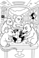 Rat Commanders Plan Their Secret Mission