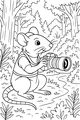 Forest Photographer Mouse on the Trail