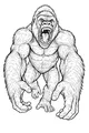 Mighty Gorilla in the Wild