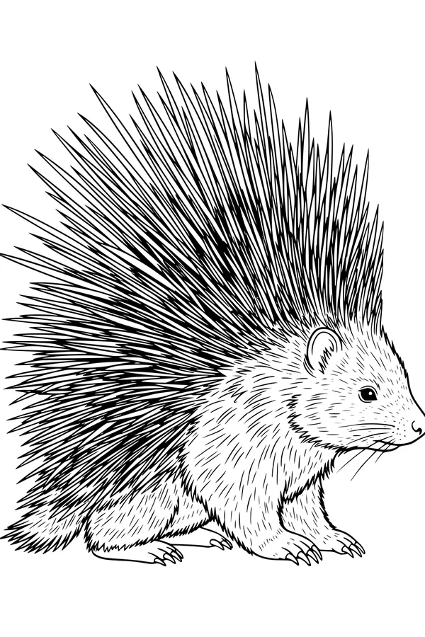Porcupine Full of Spiky Surprises