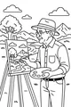 Grandpa Paints the Mountain View