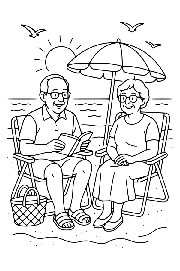 Sunny Break for Grandpa and Grandma