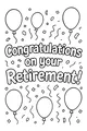 Balloons for a Happy Retirement