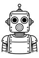 Rivet Buddy Robot Portrait