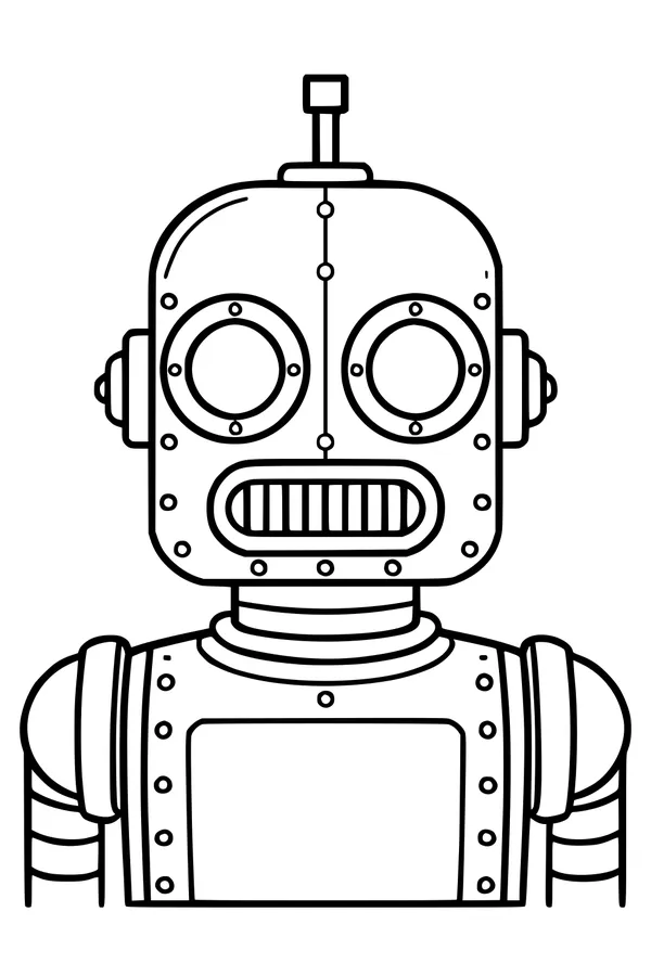Rivet the Round-Eyed Robot