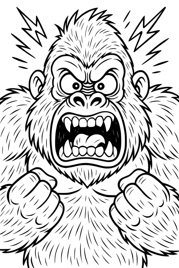 The Big Roaring Gorilla Surprise