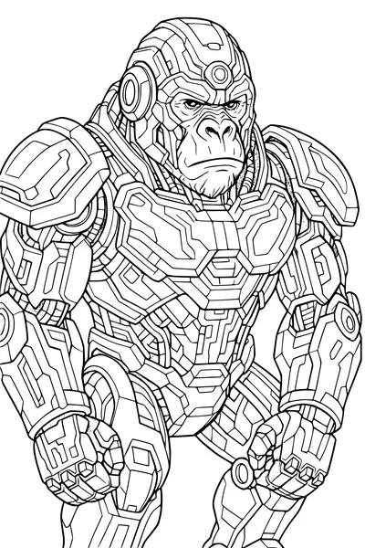 Gorilla Robot Ready to Rumble
