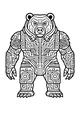 Circuit Bear Stands Ready for Action