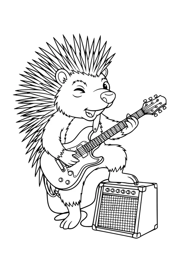 Rock Star Porcupine’s Big Guitar Show