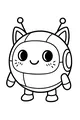 Round Robo Kitten with Antennae