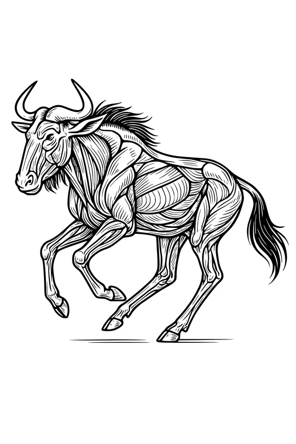 Gallop of the Wild Wildebeest