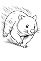 Wombat Whooshes By