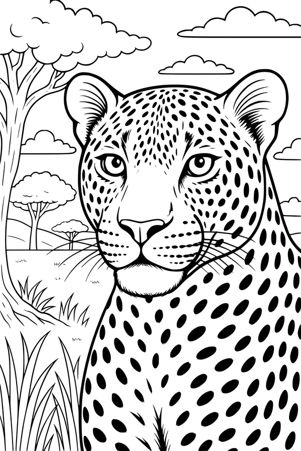 Spots Among the Savannah Trees